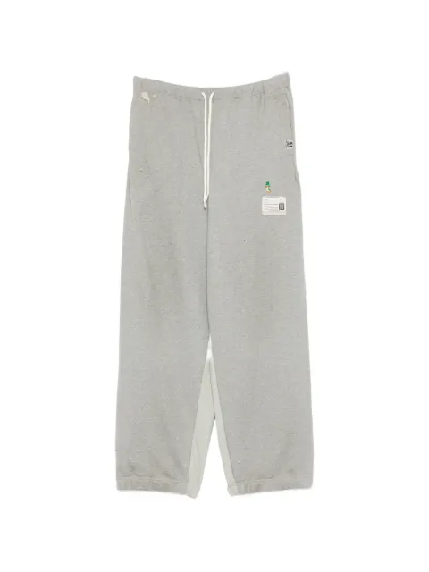 Maison MIHARA YASUHIRO layered-hem track pants Grey A16PT572