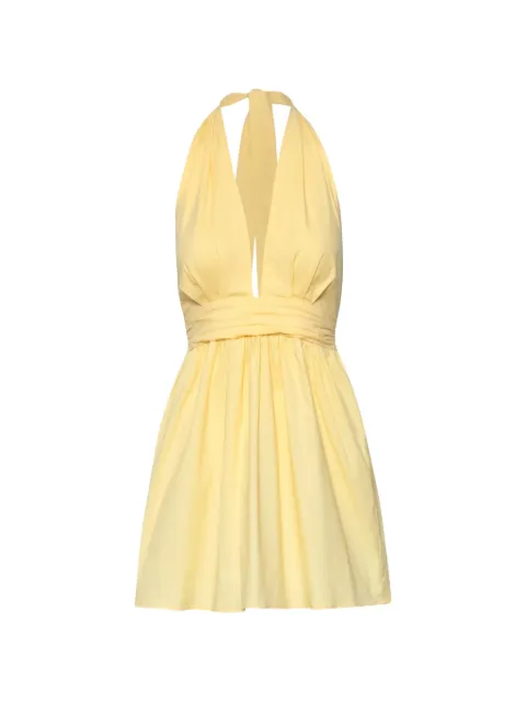 Baobab Agustina open-back mini dress Yellow 6090366