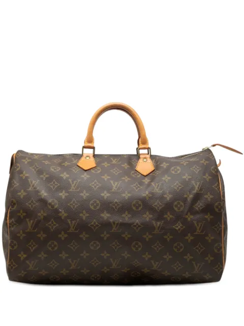 Louis Vuitton Pre-Owned 1992 Monogram Speedy 40 boston bag Brown P8UFZC80VRT4SKI9