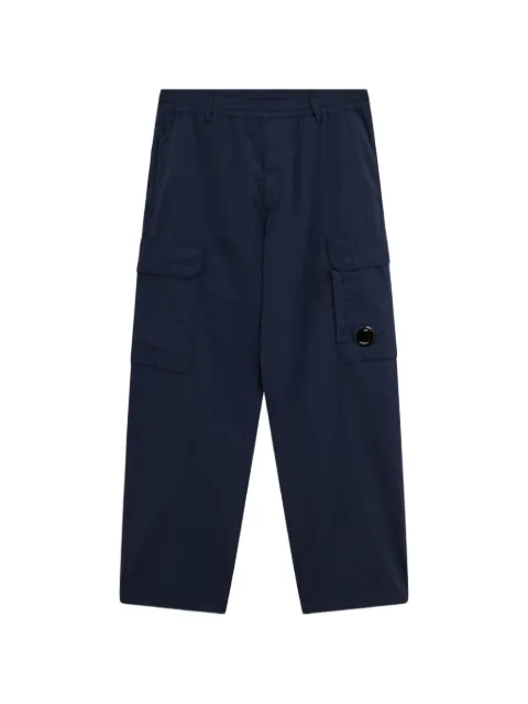 C.P. Company lens-detail pocket trousers Blue 20CMPA140A005991G889