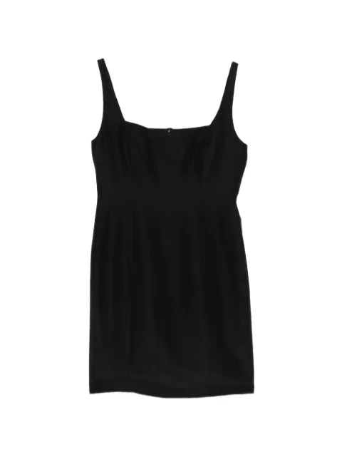 Jil Sander Pre-Owned 2000s square-neck sleeveless mini dress Black JS250AZM
