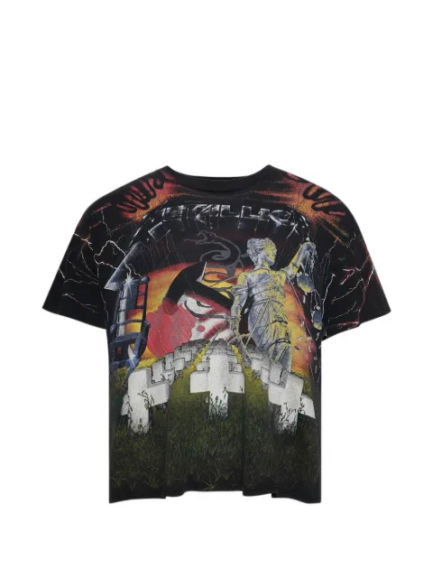 EARTHLING VIP Metallica graphic-print T-shirt Black 9163