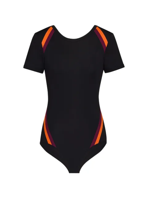 Saint Laurent short-sleeve knitted bodysuit Black 859383Y38CK