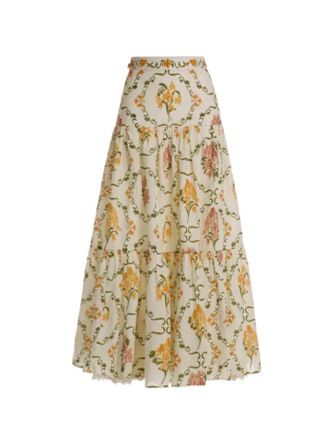 Agua By Agua Bendita Anis Cordillera maxi skirt Neutrals 20343