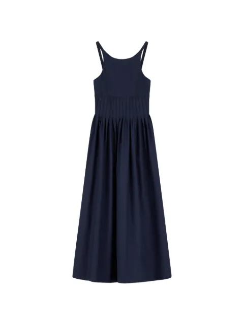 Emporio Armani pleated A-line maxi dress Blue EW003117AF10010