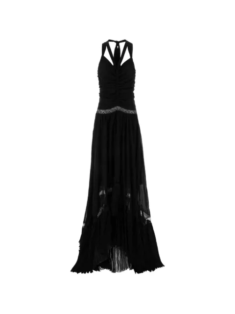 Blumarine ruched pleated dress Black 2A746A