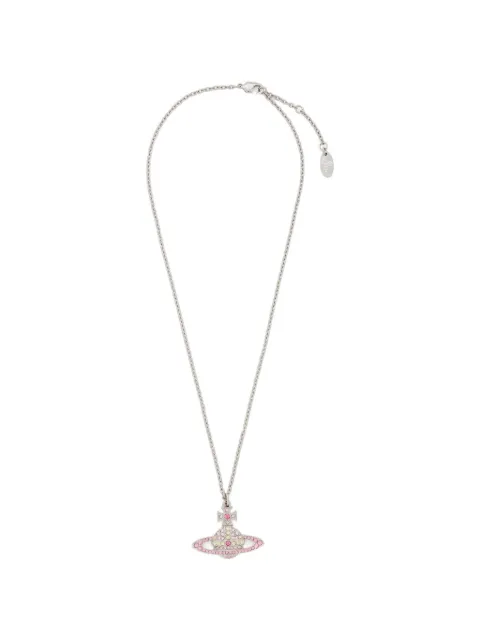 Vivienne Westwood Kika Orb crystal necklace Silver 6302009402P709