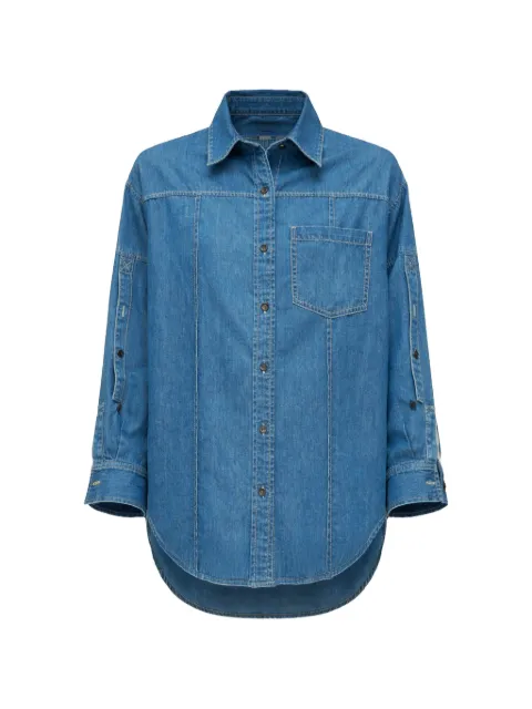 3.1 Phillip Lim oversized chambray shirt Blue S24120284CHBIN401