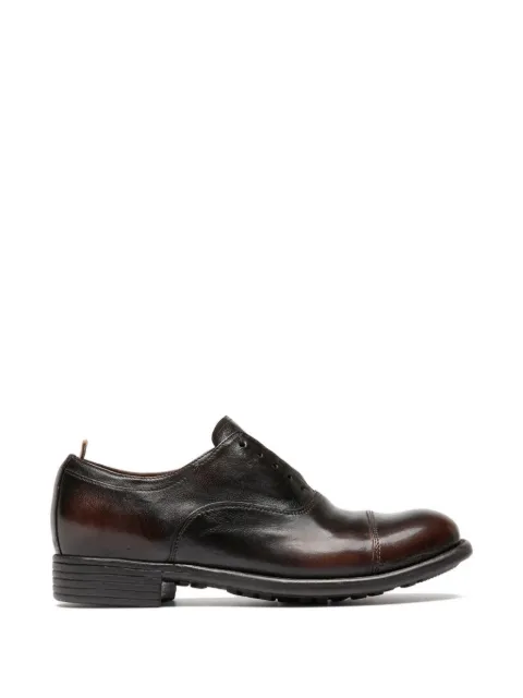 Officine Creative Calixte 003 patina leather derby Brown OCDCAXT003IGN41D222