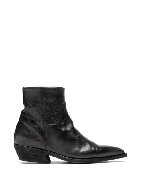 Officine Creative Noelie DD pointed-toe leather boots Black OCDNOEL102IGN18V573