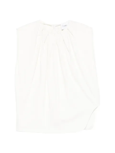 Nude crew-neck blouse Neutrals 1103E26448