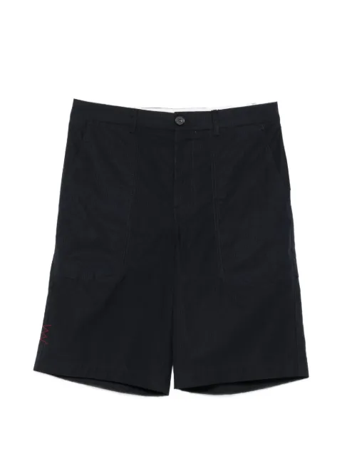 AMARANTO belt-loops shorts Blue B6AB0027