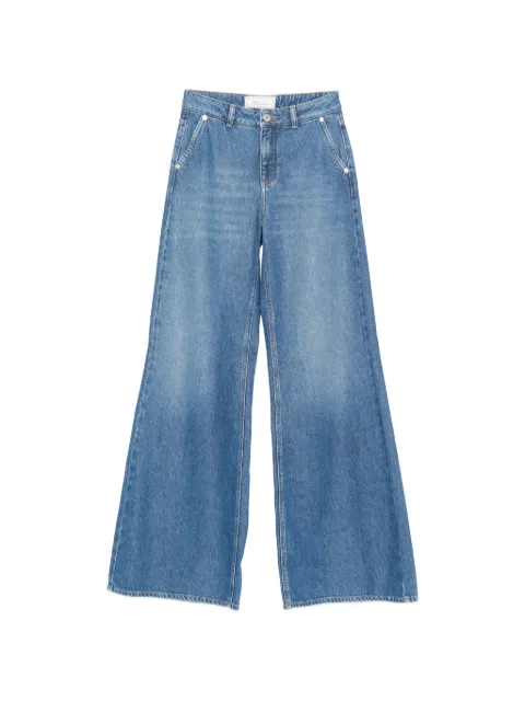 Blumarine button-detail jeans Blue P622J261A