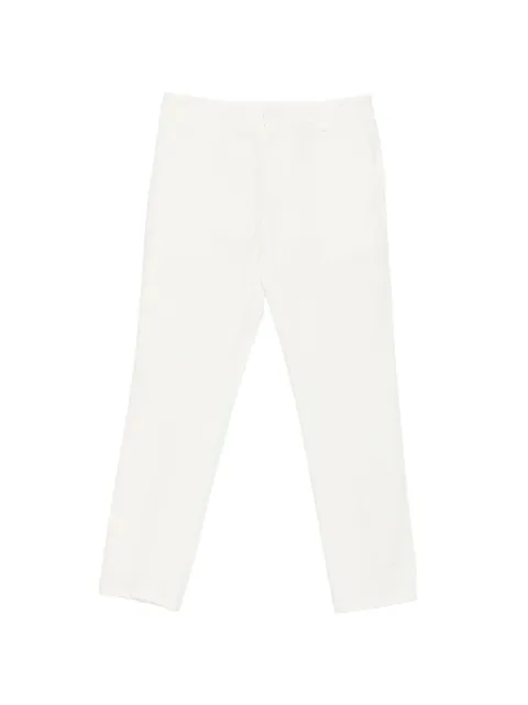 DONDUP Gaubert pressed-crease tailored trousers White UP688DUPSE025UPTD