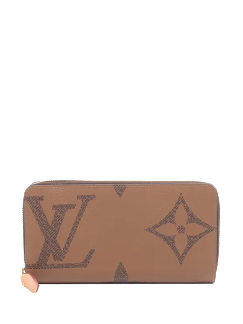 Louis Vuitton Pre-Owned 2019 Monogram Giant Reverse Zippy Wallet long wallets Brown 6WDTZJFOCG4LOF8H
