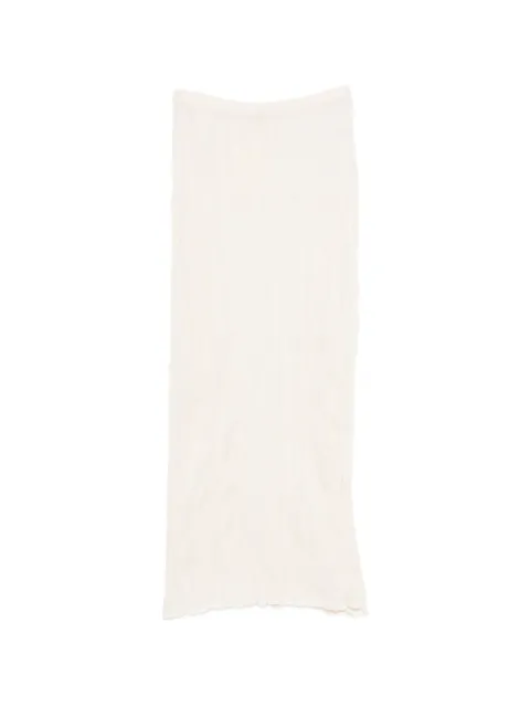 TOTEME crinkled midi skirt Neutrals 262WRB0456YA0244363