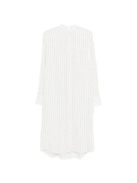 TOTEME striped shirt dress White 253WRT0579FB0439303