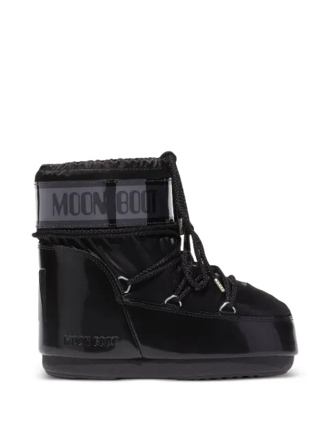 Moon Boot icon low glance satin boots Black 80D1409350