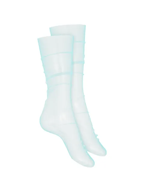 Maison Close tulle socks Blue 564946