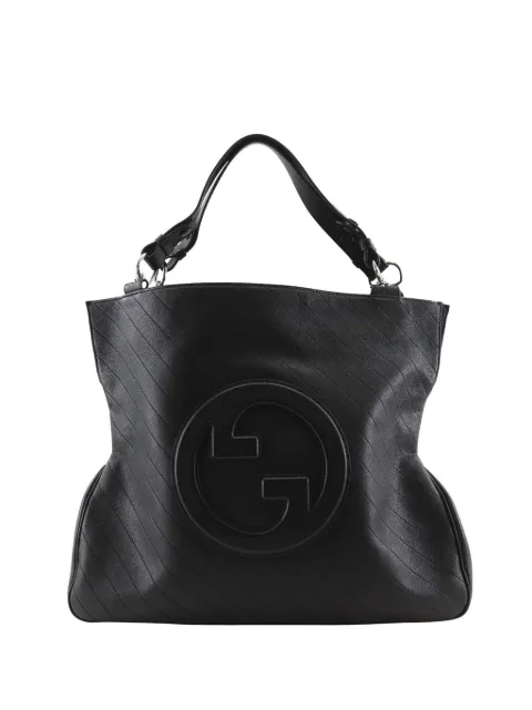 Gucci Pre-Owned 2016-2025 Medium Matelasse Leather Blondie Tote satchel Black L06AAEY6WZPL5I5O