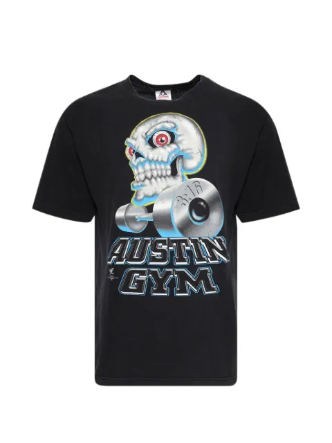 EARTHLING VIP skull graphic t-shirt Black 9103