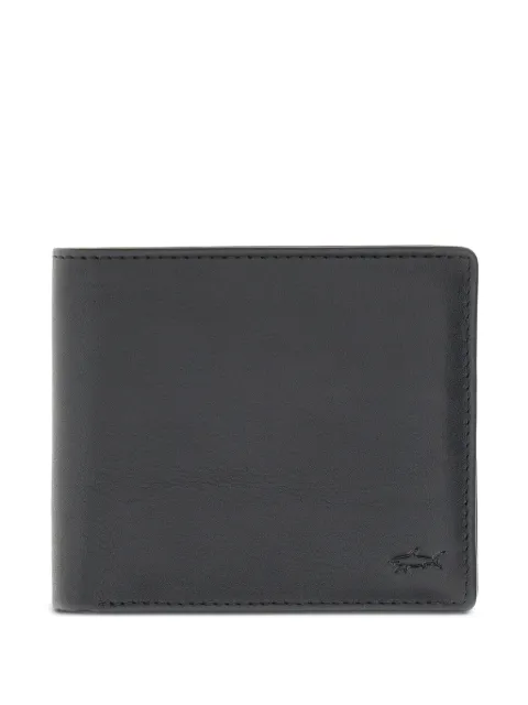 Paul & Shark billfold leather wallet Black 14318114011