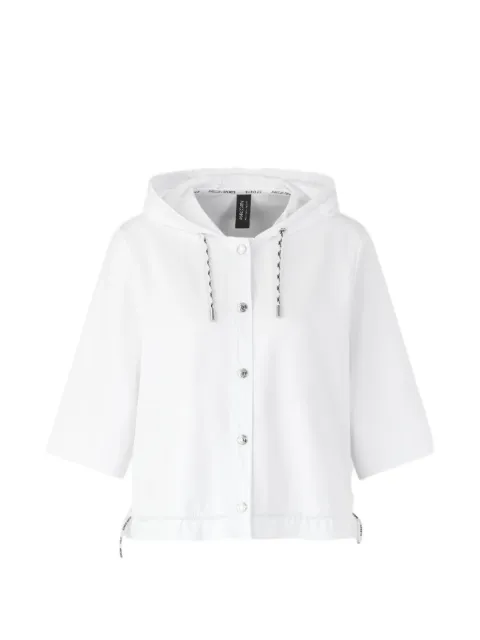 MARCCAIN hooded short-sleeve jacket White AS3123J66