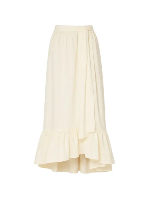 Lisa Marie Fernandez Nicole ruffled skirt Neutrals 2026RES187