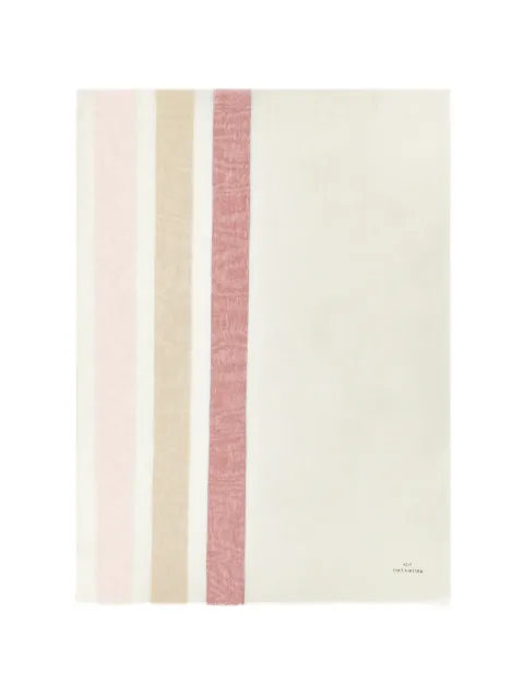 Paul & Shark striped scarf Neutrals 25417001V1B