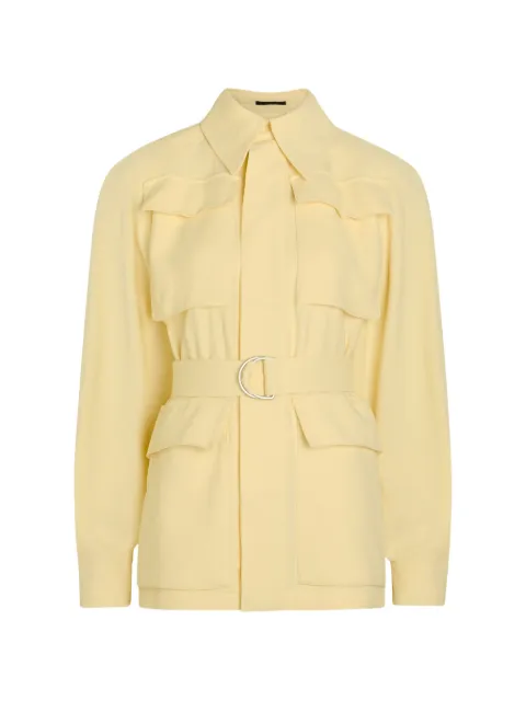 WARDROBE.NYC Safari belted jacket Yellow W6005S26CV