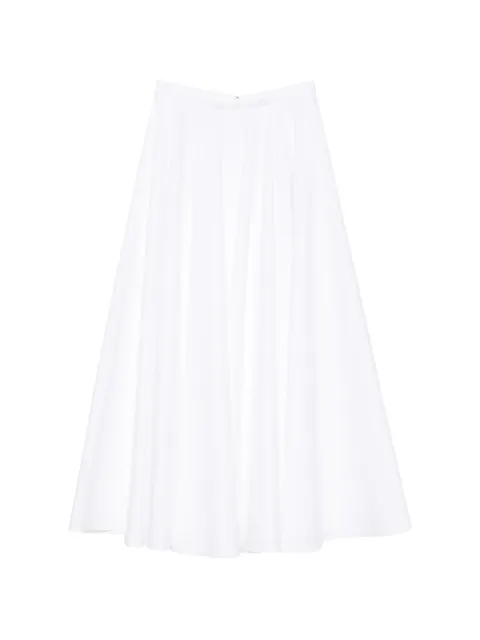 Givenchy A-line pleated midi skirt White BW412Q1642