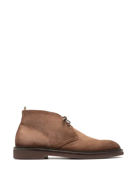 Officine Creative DUDE FLEXI 004 lace-up leather boots Brown OCUDUFL004LIGC3E236