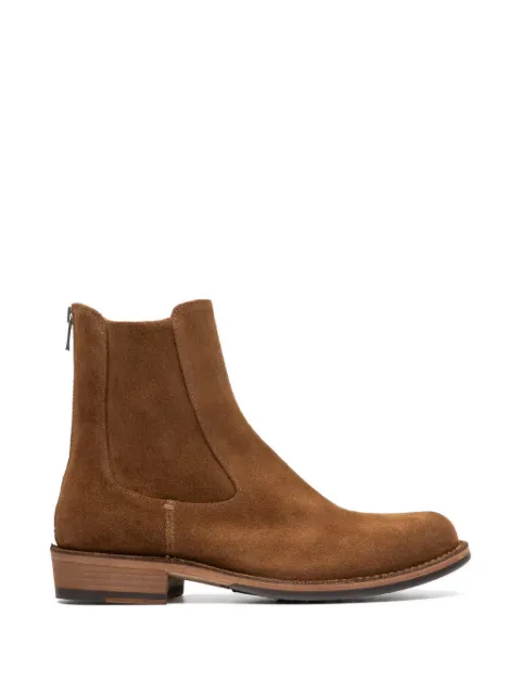 Officine Creative Legrand zip suede boots Brown OCDLEGR170LIC23F273