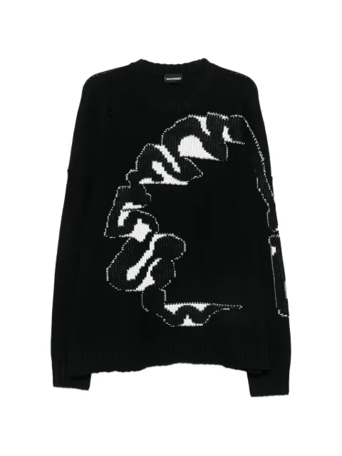 MADFRENZY Cortex crew-neck sweater Black MFSS26K3BLL