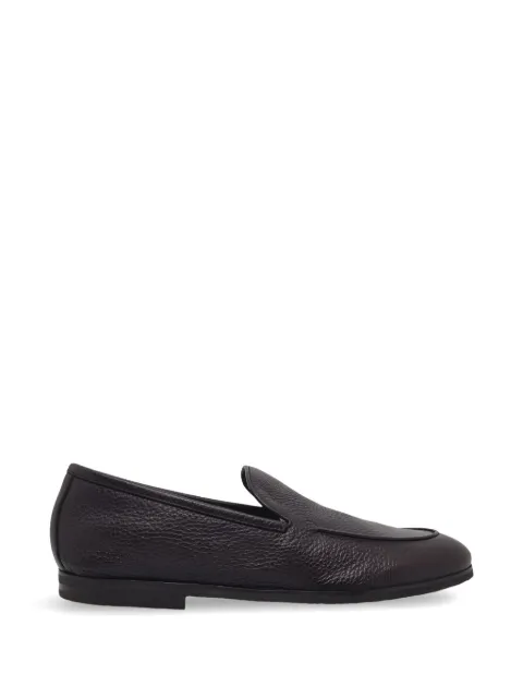 Barrett almond-toe loafers Brown 221U069