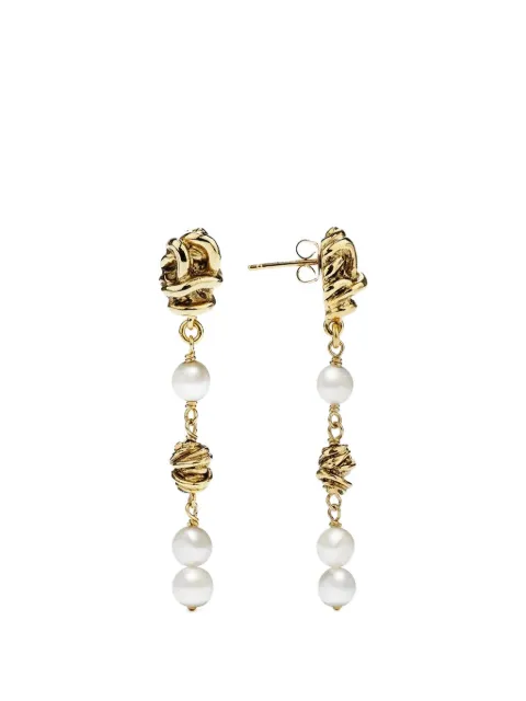 Goossens Riviera pendant earrings Gold GOOH25EA08YG01
