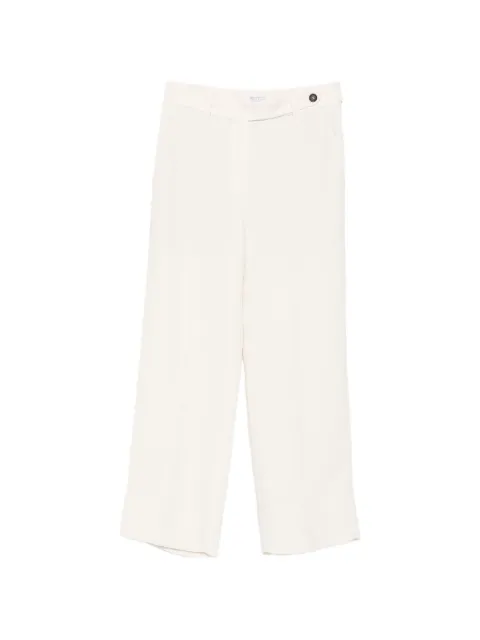 Brunello Cucinelli pressed-crease wide-leg trousers Neutrals MH126P9184C579