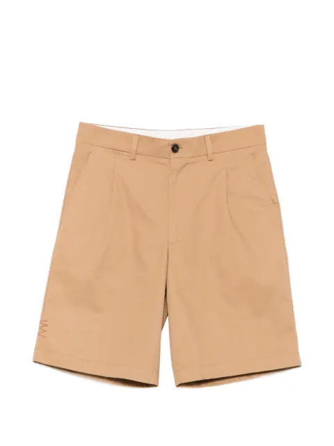 AMARANTO belt-loops shorts Neutrals B6AB0029