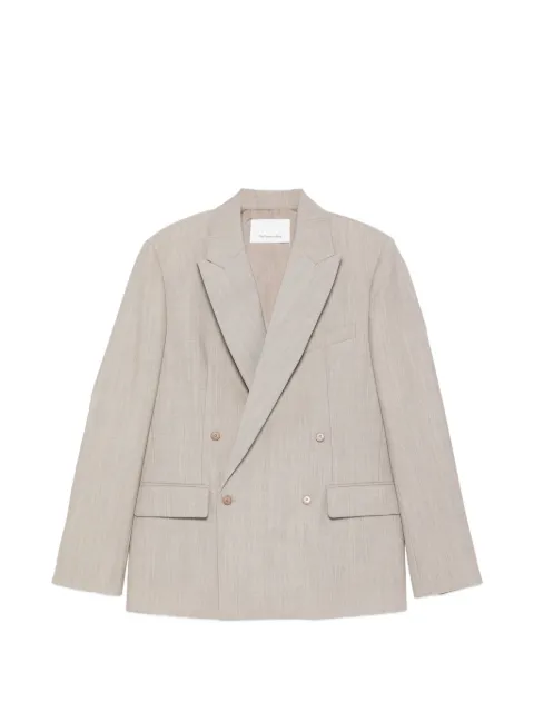 The Frankie Shop double-breasted blazer Neutrals BLFS219822760102