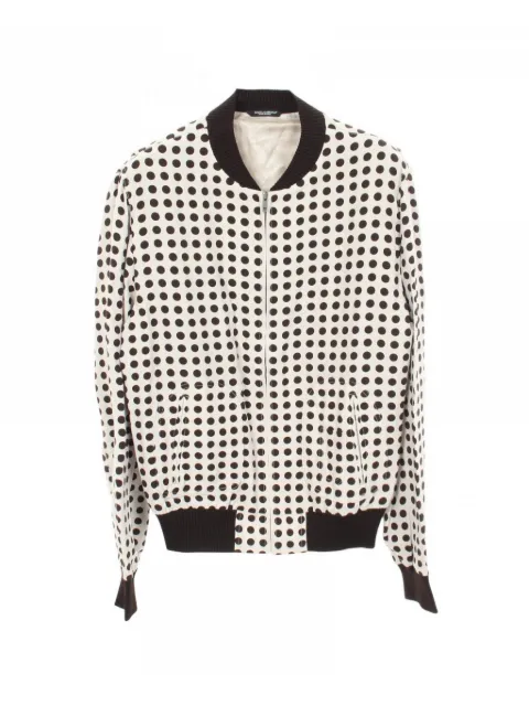 Dolce & Gabbana Pre-Owned 2000s polka-dot jacket Neutrals 1049873