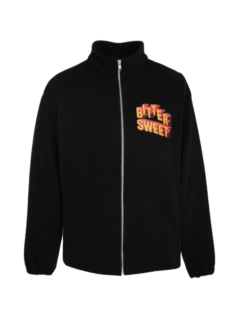 Tee Library Bittersweet graphic-print zip-up jacket Black CH0842FJBK