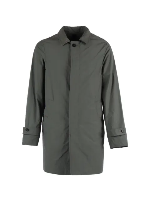 Camplin button-fastening rain coat Green 38330005