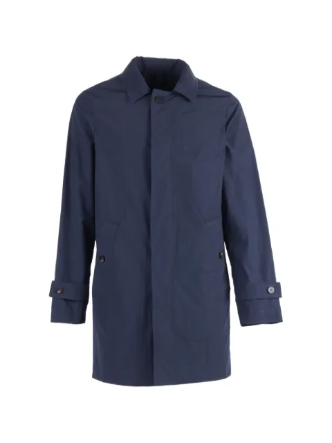 Camplin rain button-up coat Blue 38330005