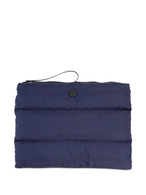 Moncler quilted gadget bag Blue 6B00001M7451772