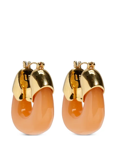 Lizzie Fortunato Organic hoop earrings Gold SS26E011
