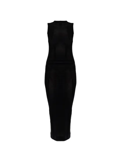 Issey Miyake sleeveless midi dress Black IM66KH854