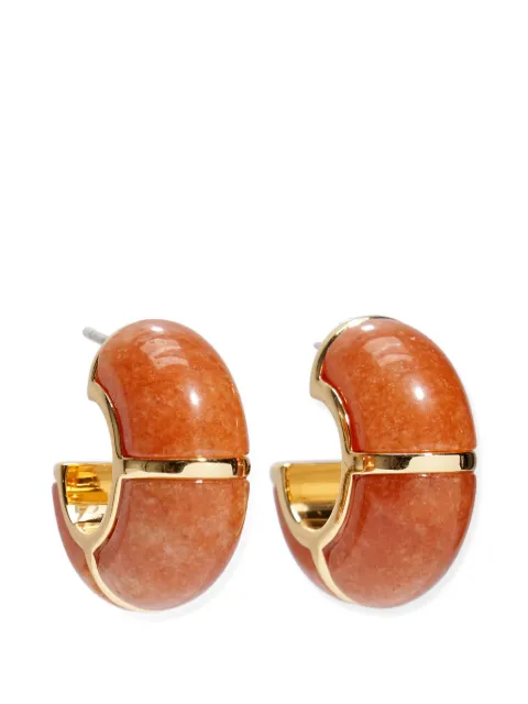 Lizzie Fortunato Zellige hoop earrings Gold SS26E009