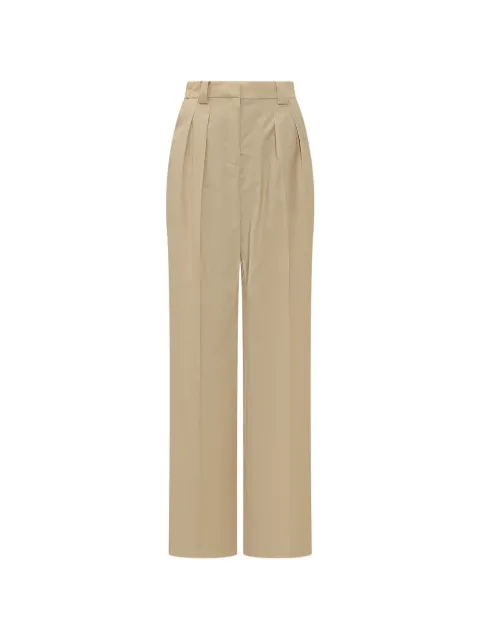moms pants pleated wool trousers Neutrals 159