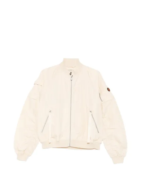 Save The Duck logo-patch bomber jacket Neutrals D32105WTWIL22