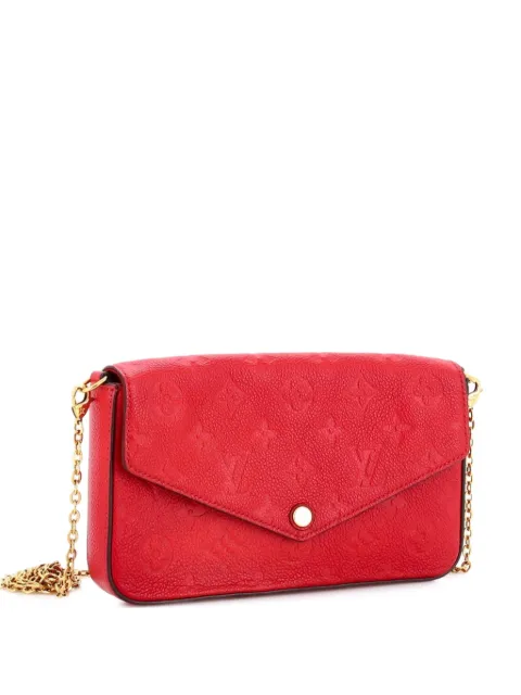 Louis Vuitton Pre-Owned Felicie Pochette Monogram Empreinte Leather crossbody bag Red KR0XMWTJ0USANZTV